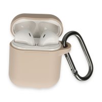 Newface Airpods 2 (2.nesil) Hang Kılıf - Pudra