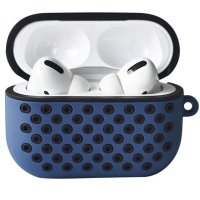 Newface Airpods Pro (1.nesil) Spor Delikli Kılıf - Lacivert-Siyah