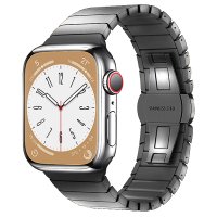 Newface Apple Watch 38mm KR413 Fine Steel Kordon - Füme