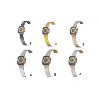 Newface Apple Watch 38mm Made Metal Kordon - Gümüş