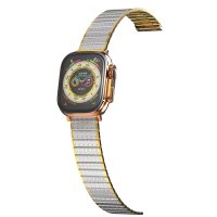Newface Apple Watch 38mm Made Metal Kordon - Gümüş-Gold