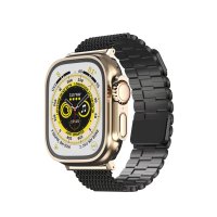 Newface Apple Watch 41mm Ascend Metal Kordon - Siyah