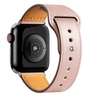 Newface Apple Watch 41mm KR415 Luaz Deri Kordon - Pembe