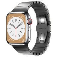 Newface Apple Watch 42mm KR413 Fine Steel Kordon - Füme