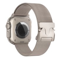 Newface Apple Watch 42mm Milano Metal Kordon - Titan Gri