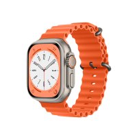 Newface Apple Watch 42mm Ocean Kordon - Turuncu