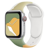 Newface Apple Watch 42mm KR407 Kamuflaj Silikon Kordon - Desen 5