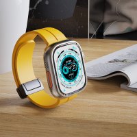 Newface Apple Watch Ultra 49mm KR412 Elegance Stylısh Kordon - Koyu Yeşil