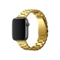 Newface Apple Watch Ultra 49mm Metal Baklalı Kordon - Gold