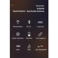 Newface AS10 Plus Suya Dayanıklı Bluetooth Kulaklık - Siyah