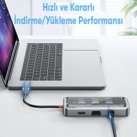 Newface Dönüştürücü 10in1 Hub SW10V - Gri