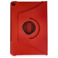 Newface Huawei Honor Pad X8 10.1 Kılıf 360 Tablet Deri Kılıf - Kırmızı