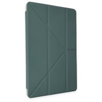 Newface Huawei MatePad SE Kılıf Kalemlikli Mars Tablet Kılıfı - Koyu Yeşil