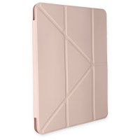 Newface Huawei MatePad SE Kılıf Kalemlikli Mars Tablet Kılıfı - Rose Gold