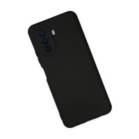 Newface Huawei Nova Y70 Kılıf Nano içi Kadife Silikon - Siyah