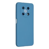 Newface Huawei Nova Y90 Kılıf Nano içi Kadife Silikon - Mavi