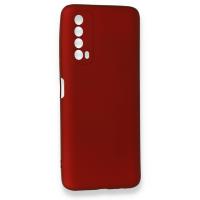 Newface Huawei P Smart 2021 Kılıf First Silikon - Bordo