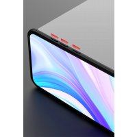 Newface Huawei P Smart S Kılıf Range Yüzüklü Silikon - Kırmızı