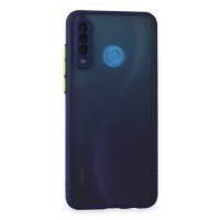 Newface Huawei P30 Lite Kılıf Montreal Silikon Kapak - Lacivert