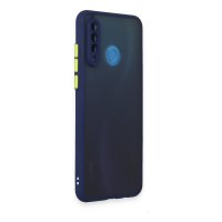 Newface Huawei P30 Lite Kılıf Montreal Silikon Kapak - Lacivert