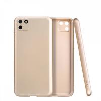 Newface Huawei Y5P Kılıf First Silikon - Gold