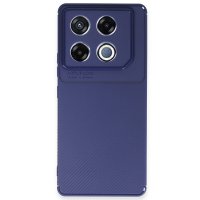 Newface İnfinix GT 20 Pro Kılıf Auto Focus Karbon Kapak - Lacivert