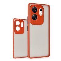 Newface İnfinix Zero 30 4G Kılıf Montreal Silikon Kapak - Kırmızı