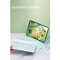 Newface iPad 2022 10.9 (10.nesil) Kılıf KC01 Smart Klavyeli Tablet Kılıfı - Lila