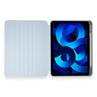 Newface iPad Air 5 (2022) Kılıf Starling 360 Kalemlikli Tablet Kılıf - Mavi