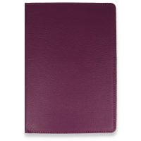 Newface iPad Mini 5 Kılıf 360 Tablet Deri Kılıf - Mürdüm
