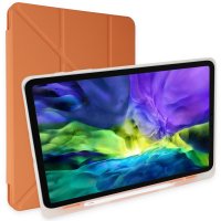 Newface iPad Pro 10.5 Kılıf Kalemlikli Mars Tablet Kılıfı - Turuncu