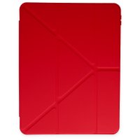 Newface iPad Pro 11 (2021) Kılıf Kalemlikli Mars Tablet Kılıfı - Kırmızı