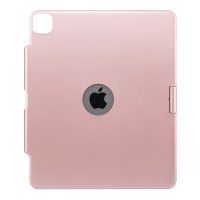 Newface iPad Pro 12.9 (2018) Kılıf Magic Dönen Klavyeli Tablet Kılıf - Pembe