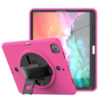 Newface iPad Pro 12.9 (2020) Kılıf Strap-C Otterbox Tablet Kapak - Pembe