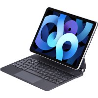 Newface iPad Pro 12.9 (2021) Kılıf X9 Magic Manyetik Klavyeli Tablet Kılıfı - Siyah