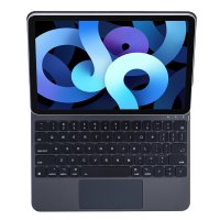 Newface iPad Pro 12.9 (2021) Kılıf X9 Magic Manyetik Klavyeli Tablet Kılıfı - Siyah