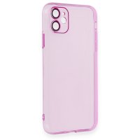 Newface iPhone 11 Kılıf Armada Lensli Kapak - Pembe