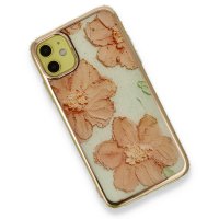 Newface iPhone 11 Kılıf Çiçekli Silikon - Rose