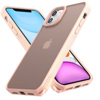 Newface iPhone 11 Kılıf Elegant Kapak - Pudra