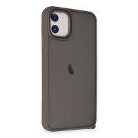 Newface iPhone 11 Kılıf Elegant Kapak - Titan Gri