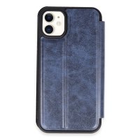 Newface iPhone 11 Kılıf Flip Cover - Lacivert