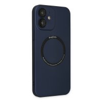 Newface iPhone 11 Kılıf Jack Magneticsafe Lens Silikon - Lacivert