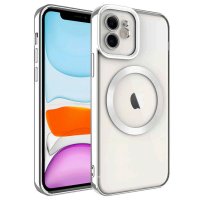 Newface iPhone 11 Kılıf Kross Magneticsafe Kapak - Titan Gri