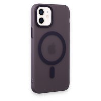 Newface iPhone 11 Kılıf Lodos Magneticsafe Mat Kapak - Mor