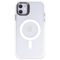 Joko iPhone 11 Kılıf Mateks Magsafe Kapak - Beyaz