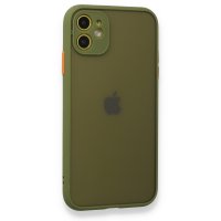 Newface iPhone 11 Kılıf Montreal Silikon Kapak - Açık Yeşil