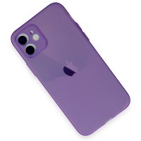 Newface iPhone 11 Kılıf Puma Silikon - Koyu Mor