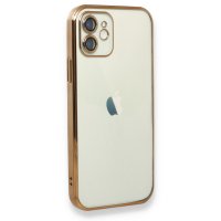 Newface iPhone 11 Kılıf Razer Lensli Silikon - Gold