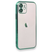 Newface iPhone 11 Kılıf Razer Lensli Silikon - Yeşil