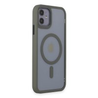 Newface iPhone 11 Kılıf Room Magneticsafe Silikon - Gri